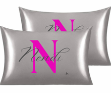 Load image into Gallery viewer, Personalized Satin Pillowcase – Protect Your Hair from Damage & Enjoy Luxurious Comfort
